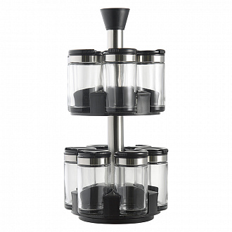 Изображение товара Набор из 12 банок для специй с подставкой Scented Jar, 100 мл