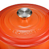Изображение товара Кастрюля чугунная Le Creuset, Ø24 см, оранжевая