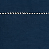 Изображение товара Простыня темно-синего цвета с контрастным кантом из коллекции Essential, 240х270 см