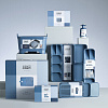 Изображение товара Органайзер для столовых приборов и кухонной утвари DrawerStore™, синий