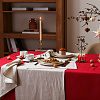 Изображение товара Дорожка на стол из умягченного льна бежевого цвета, 45х150 см