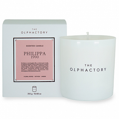 картинка Свеча ароматическая The Olphactory, White Insignia, Philippa 1990, 60 ч от магазина Одежда+