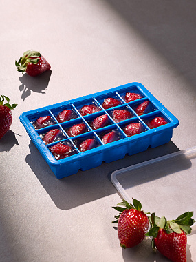 картинка Форма для льда с крышкой Ice cubes, 15 ячеек от магазина Одежда+