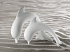 Изображение товара Фигура декоративная Dolphins, 27x15x24 см, серая