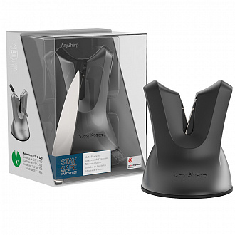Изображение товара Точилка для ножей с металлическим корпусом X-Blade Professional, темно-серая