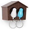 Изображение товара Держатель для ключей Duo Sparrow, коричневый/белый/голубой