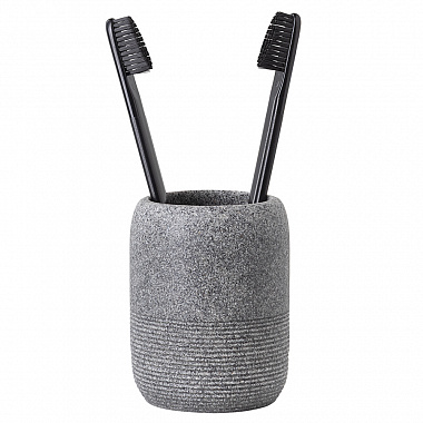 картинка Стакан для зубных щеток Loup, графитовый от магазина Одежда+