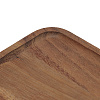 Изображение товара Поднос деревянный прямоугольный Bernt, 25х14 см, орех