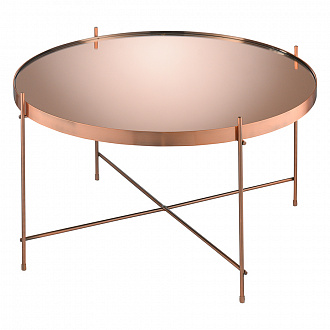 Изображение товара Стол Josen, Ø64,4 см, розовый/медный