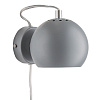 Изображение товара Лампа настенная Ball, Ø12 см, светло-серая матовая