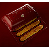 Изображение товара Форма для выпечки багетов, 39х24 см, красная