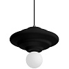 Изображение товара Светильник керамический подвесной Yula, Ø30х25 см, черный