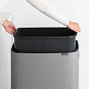 Изображение товара Бак для мусора Brabantia, Touch Bin Bo Hi, 60 л, минерально-серый