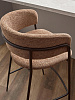Изображение товара Стул барный Helning, мягкий шенилл, светло-коричневый