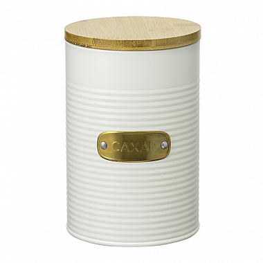 картинка Банка для хранения сахара Irmel, 1,3 л, молочная от магазина Одежда+