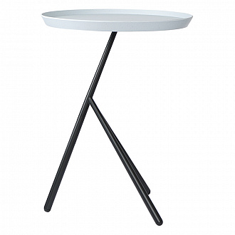 Столик приставной Sustainable collection, Ø37,7 см, серый/черный