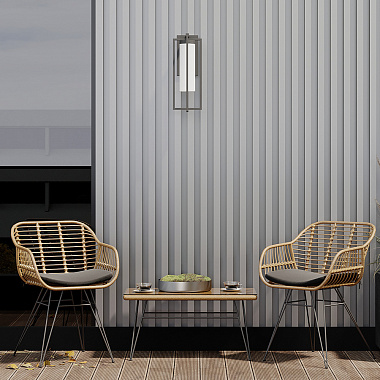 Набор уличной мебели Vetle: столик 80х40 см и стул Vetle Bent, 2 шт., анонс элемента