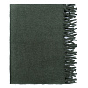 Изображение товара Плед мохеровый хвойно-зеленого цвета из коллекции Essential, 130х180 см