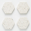 Изображение товара Набор из 4 подставок из камня Elements Hexagonal 10 см