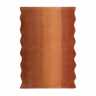 Ковер из шерсти Over Horizon терракотового цвета из коллекции Trendy Ruffles, 60х90 см, анонс элемента