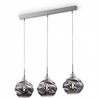 Изображение товара Светильник подвесной Pendant, Haze, 3 лампы, 60х12х17 см, никель