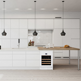 Изображение товара Холодильник винный Temptech Elegance EX60DRW, белый