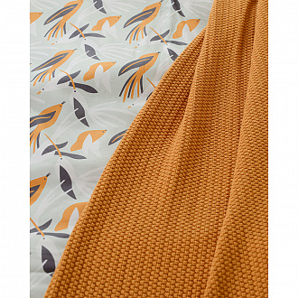Изображение товара Комплект постельного белья из сатина с принтом Birds of Nile из коллекции Wild, 200х220 см