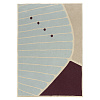 Изображение товара Плед из хлопка с рисунком Tea plantation из коллекции Terra, 130х180 см