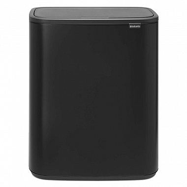 картинка Бак для мусора Brabantia, Bo, Touch Bin, 60 л, черный матовый от магазина Одежда+