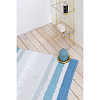 Изображение товара Коврик для ванной из хлопка с синей полоской коллекции Essential, 50х80 см