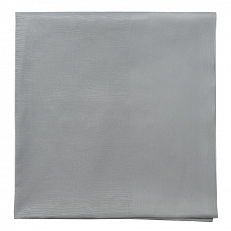 Изображение товара Скатерть жаккардовая серого цвета из хлопка с вышивкой из коллекции Essential, 180х180 см