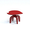 Изображение товара Столик кофейный Матисс, 56х51 см, красный матовый