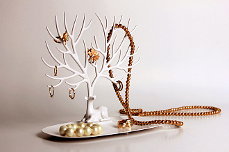 Изображение товара Дерево для украшений малое Deer, белое