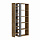 Стеллаж Lift, 80х29х150,5 см, коричневый/темно-серый
