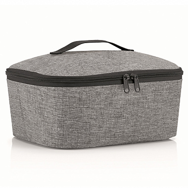 Термосумка Coolerbag M pocket twist silver, анонс элемента