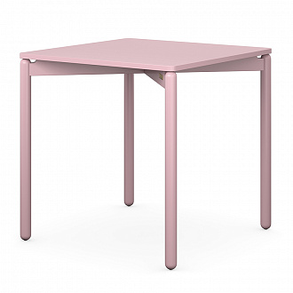 Изображение товара Стол обеденный Saga, 75х75 см, розовый