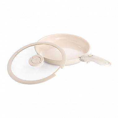 картинка Сковорода с крышкой и съемной ручкой Smart Ceramic, Ø28 см от магазина Одежда+