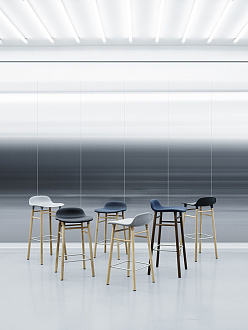 Изображение товара Стул барный Normann Copenhagen Form, голубой