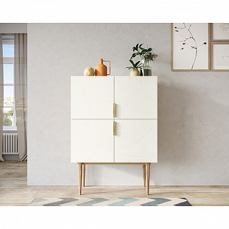 Изображение товара Комод Line, 90х50х125 см, бежевый