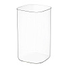 Изображение товара Банка для хранения квадратная Vacuum Glass, 1,5 л, светло-серая