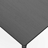 Изображение товара Стол обеденный Saga, 75х150 см, темно-серый