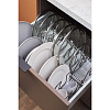 Изображение товара Органайзер для посуды Ronja, 26,8х20,5 см, светло-серый/темно-сливовый
