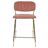 Изображение товара Стул барный White label living, Jolien, 48х54х89 см, розовый