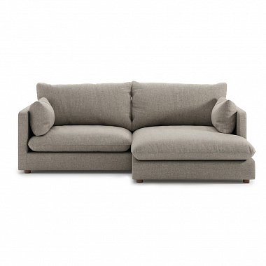 Диван Mono с оттоманкой, 210x175х85 см, песочный, анонс элемента