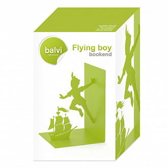 Изображение товара Держатель для книг Flying Boy, зеленый