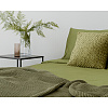 Изображение товара Комплект постельного белья из сатина оливкового цвета из коллекции Wild, 200х220 см