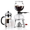 Изображение товара Кофеварка вакуумная Bodum, Pebo, 1 л, черная/прозрачная