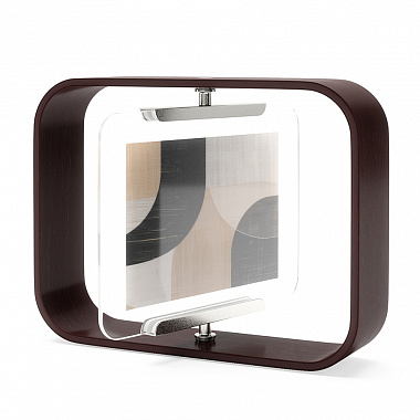 картинка Фоторамка двусторонняя Bellwood, 16х22 см, состаренный орех от магазина Одежда+