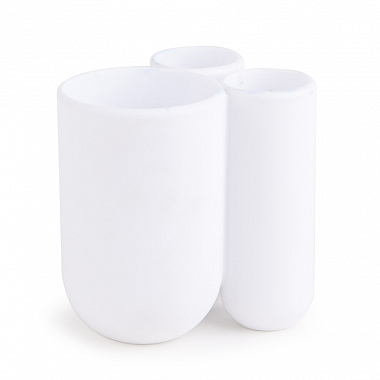 картинка Стакан для зубных щеток Touch, белый от магазина Одежда+