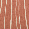Изображение товара Полотенце кухонное из хлопкового муслина терракотового цвета с принтом Полоски из коллекции Prairie, 50х70 см